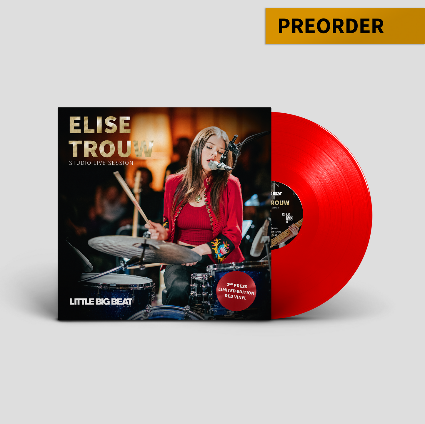 [SIGNED] Elise Trouw Studio Live Session - 2nd press LIMITED EDITION Red Vinyl (2025)