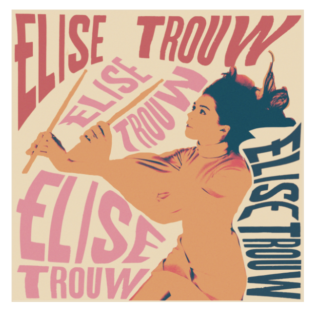 Elise Trouw yellow drumming sticker